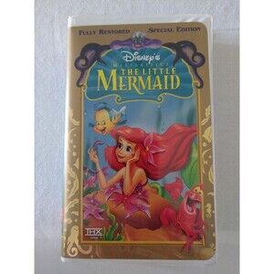 Rare Walt Disney’s Masterpiece Collection The Little Mermaid VHS Special Edition